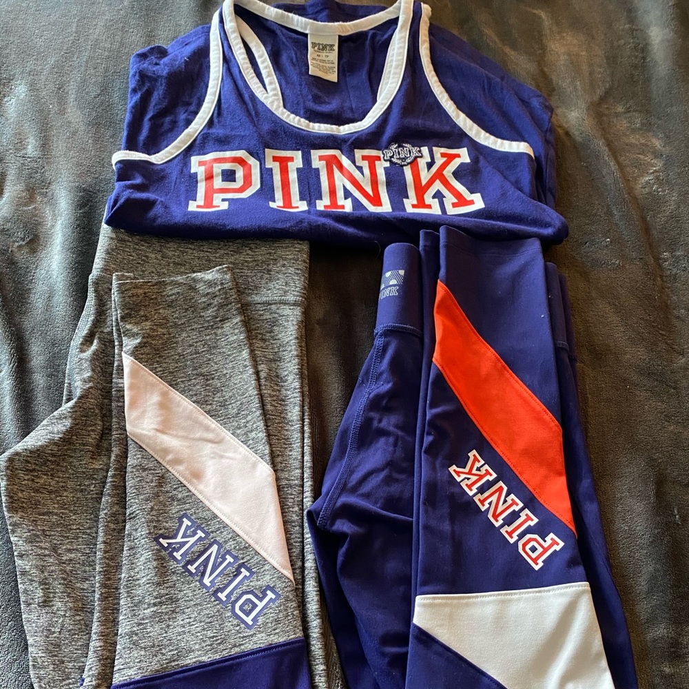 3 piece Pink leggings set